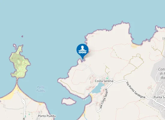 Map of LOC.TA' M. PARISEDDU