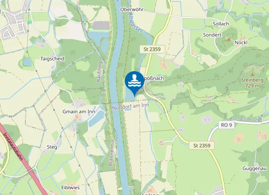 Map of BAGGERSEE WASSERLEITE NEUBEUERN OSTUFER