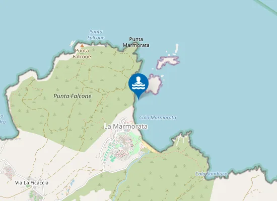 Map of LA MARMORATA CENTRO RESIDENZIALE