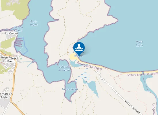 Map of LOC.TA' P.TO LISCIA