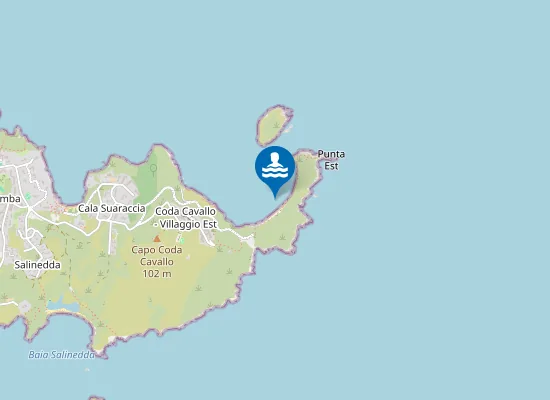 Map of CALA CODA CAVALLO