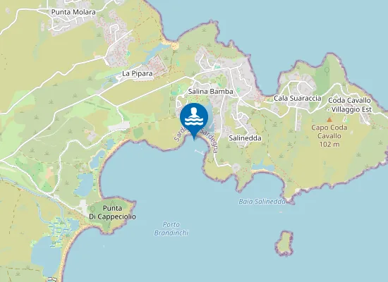 Map of SPIAGGIA SALINA BAMBA