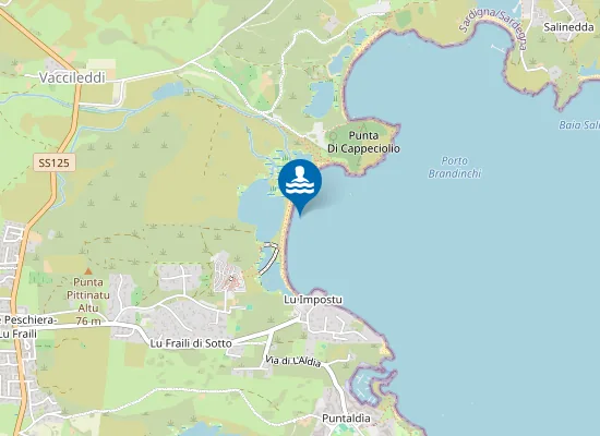 Map of SPIAGGIA BRANDINCHI