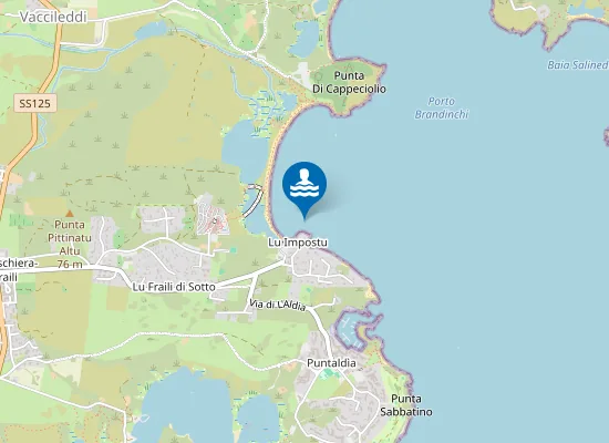 Map of LOCALITA CADRANZOLU