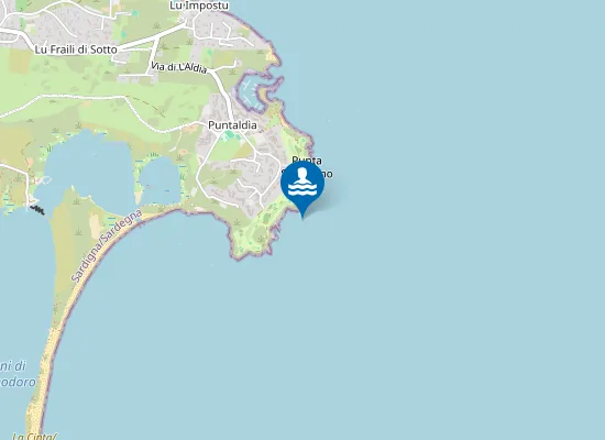 Map of PUNT'ALDIA