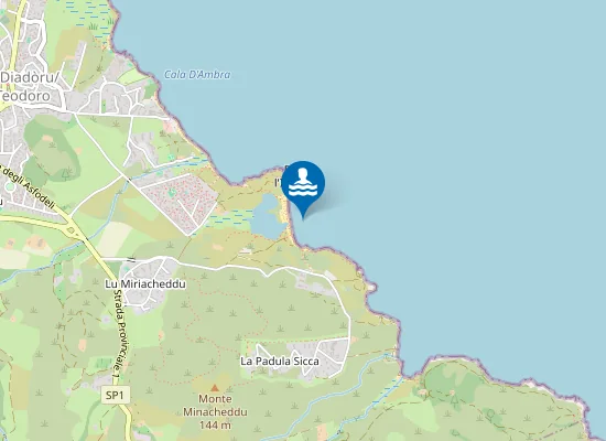 Map of SPIAGGIA ISULEDDA