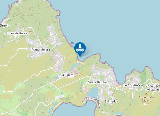 Map of CALA PURGATORIO