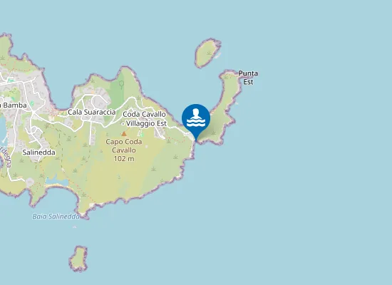 Map of CAPO CODA CAVALLO