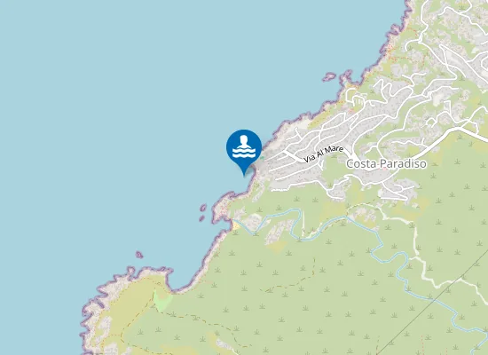 Map of VIGNOLA COSTA PARADISO