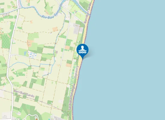 Map of SPIAGGIA BAU ENI'(LOC.PLANARGIA)