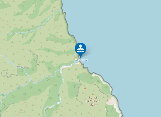 Map of CALA SISINE