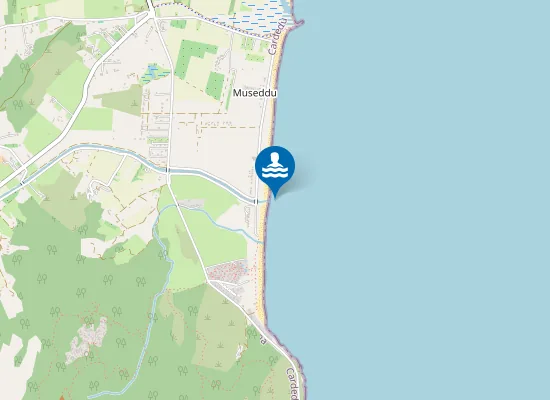 Map of SPIAGGIA MUSEDDU