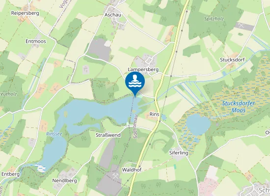 Map of RINSSEE SOECHTENAU BADEPLATZ KIOSK