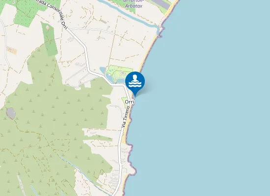 Map of ORRI 1^ (SPIAGGIA)