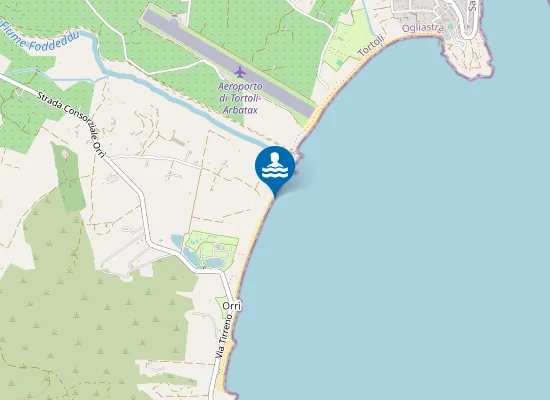 Map of 200 MT A SUD FOCE RIO FODDEDDU