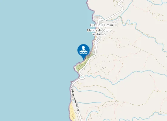 Map of COSTA VERDE S'ARCUENTU