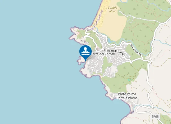 Map of TORRE DEI CORSARI