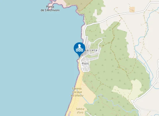 Map of S'ENNA 'E S'ARCA