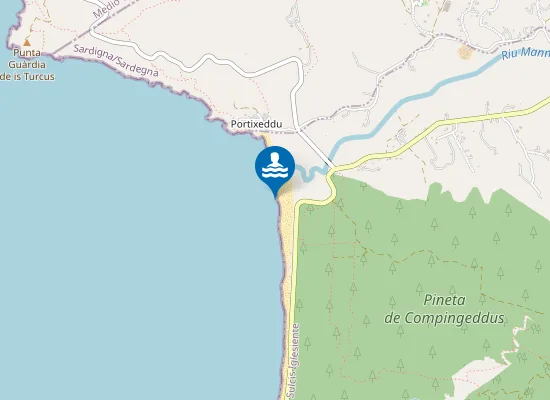 Map of 120 MT SUD FOCE F. MANNU