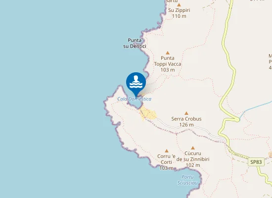 Map of CALA DOMESTICA