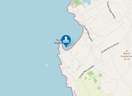 Map of SPIAGGIA GRANDE