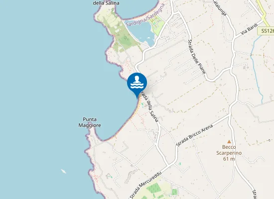 Map of HOTEL STELLA DEL SUD