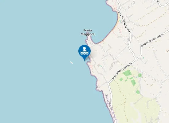Map of SPIAGGIA DI PUNTA MAGGIORE