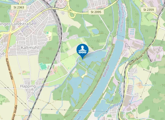 Map of FLORIANSEE ROSENHEIM BADEBUCHT