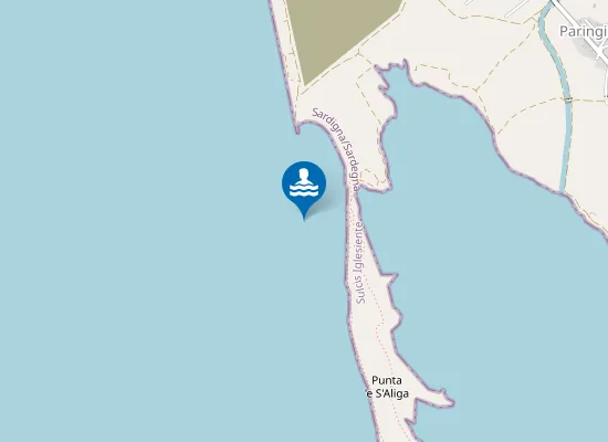Map of PUNTA S ALIGA