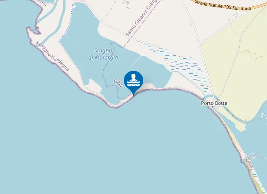 Map of STAGNO MULARGIA