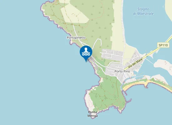 Map of PORTO PINEDDU