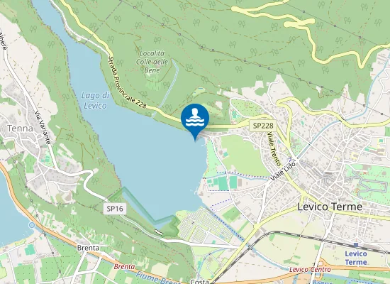 Map of SPIAGGIA LA TAVERNA