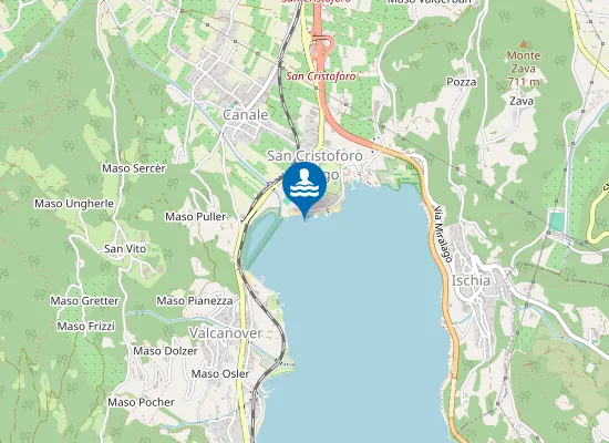 Map of SPIAGGIA LIDO SAN CRISTOFORO