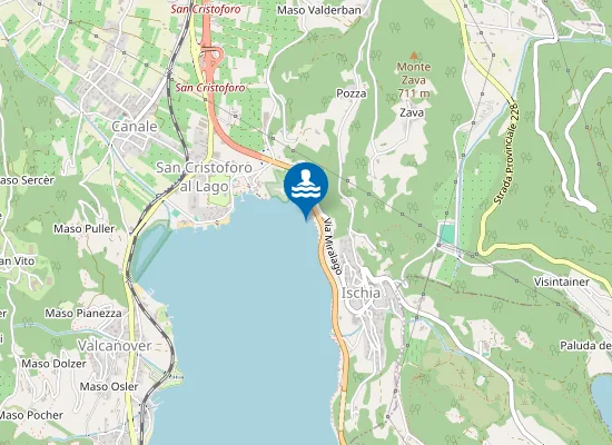 Map of SPIAGGIA AL FARO