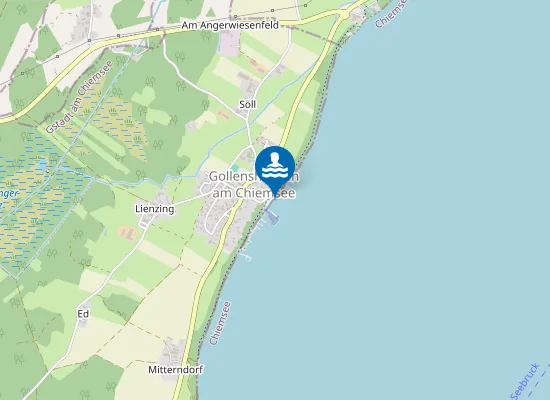 Map of CHIEMSEE GSTADT GOLLENSHAUSEN