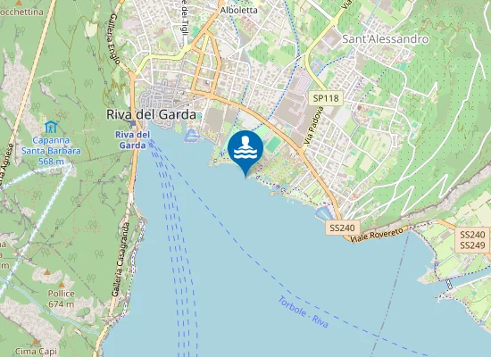 Map of SPIAGGIA SABBIONI