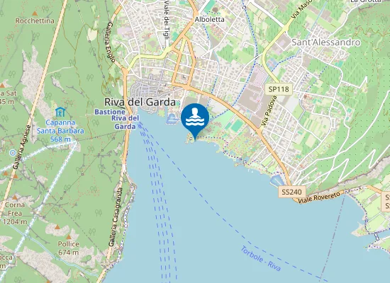 Map of SPIAGGIA MIRALAGO