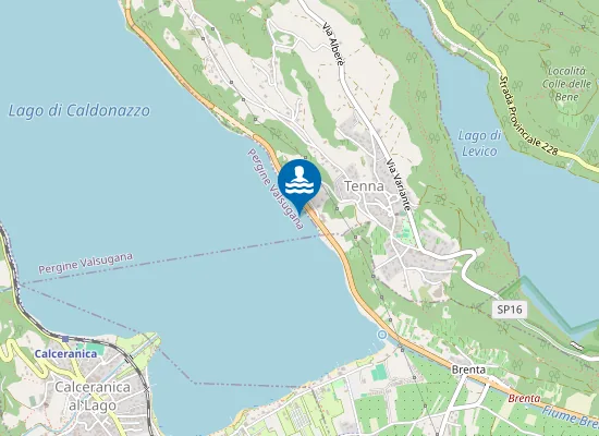 Map of SPIAGGIA DI TENNA