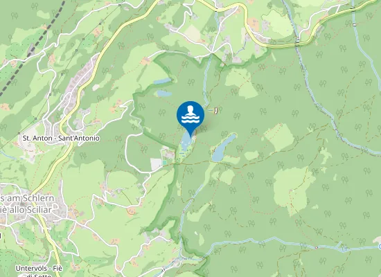 Map of LAGO DI FIE - A EST, DAVANTI AL PONTILE