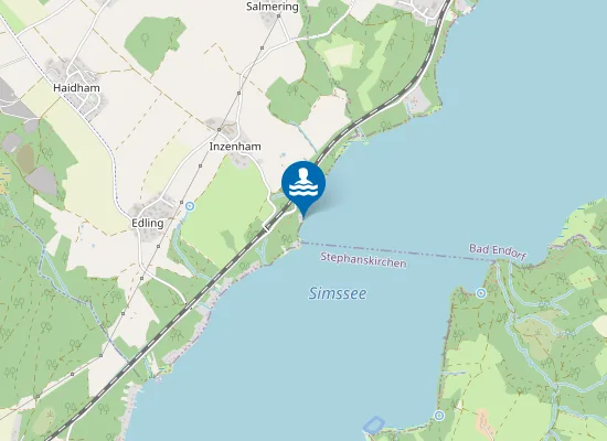 Map of SIMSSEE SOECHTENAU BADESTELLE BEI D TRATTORIA