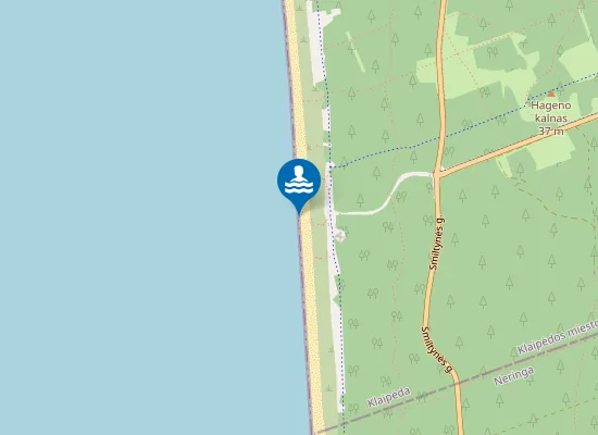 Map of SMILTYNES II PAPLUDIMIO