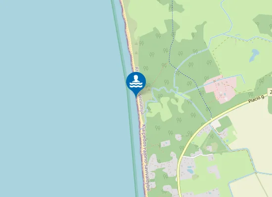 Map of Palangos Bendrojo Papludimio Ties Botanikos Parku