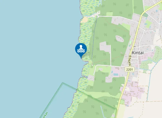 Map of Kursiu Mariu Ties Kintais