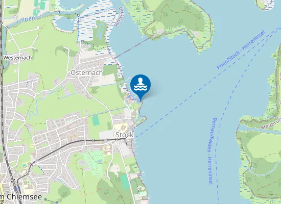 Map of CHIEMSEE PRIEN BADESTRAND PRIENAVERA
