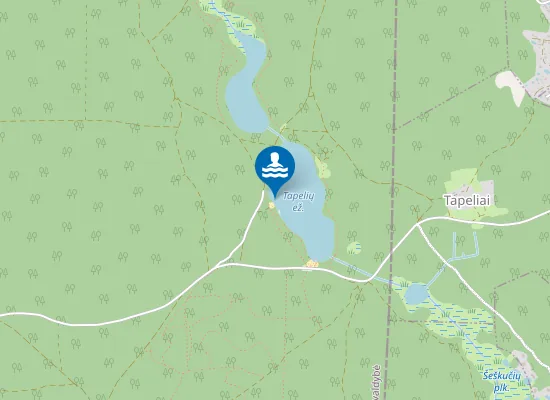 Map of TAPELIU II PAPLUDIMIO