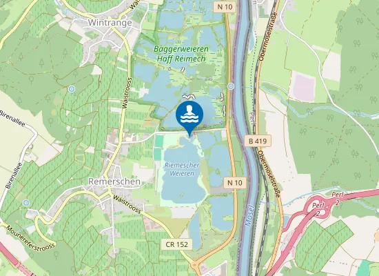 Map of Etangs Remerschen-Zone 4