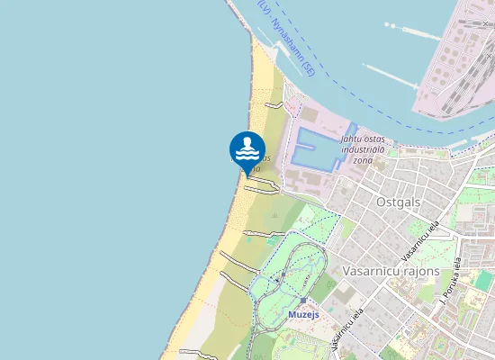 Map of Ventspils Pilsētas Pludmale