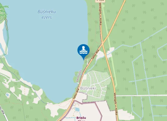 Map of Būšnieku Ezers