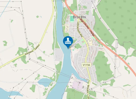 Map of Cieceres Ezers