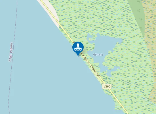 Map of Lubānas Ezers